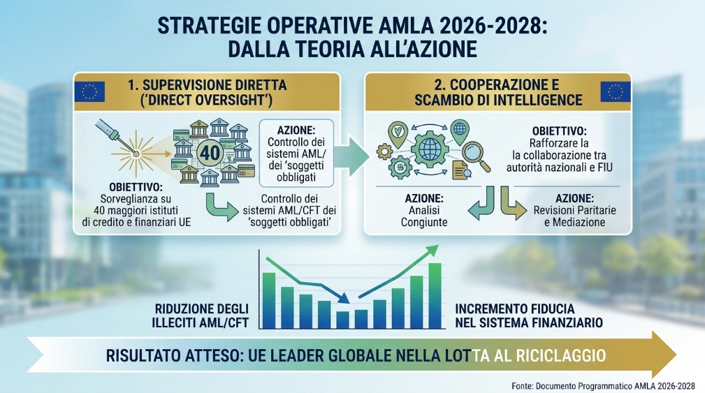 L’Autorità europea antiriciclaggio ha pubblicato il suo documento programmatico per il triennio 2026-2028